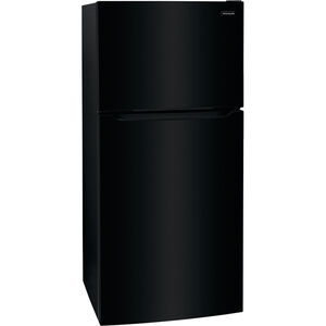 Frigidaire 30 in. 18.3 cu. ft. Top Freezer Refrigerator with Glass Shelves - Black, Black, hires