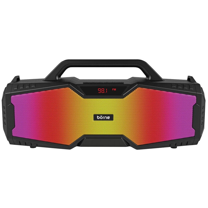 Borne High Performance Portable Bluetooth Speaker System - Black, , hires