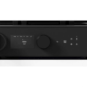 Samsung Bespoke 30 in. 6 cu. ft. Smart Air Fry True European Convection Slide-In Gas Range with 5 Sealed Burners & Griddle - White Glass, White Glass, hires