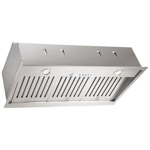 XO 46 in. Standard Style Range Hood with 3 Speed Settings, 1000 CFM & 2 LED Lights - Stainless Steel, , hires