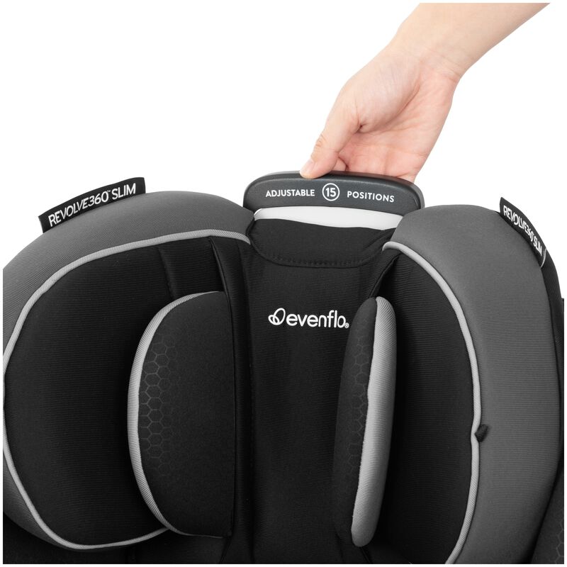 Evenflo Revolve 360 Slim 2-in-1 Rotating Car Seat - Canton Black, , hires