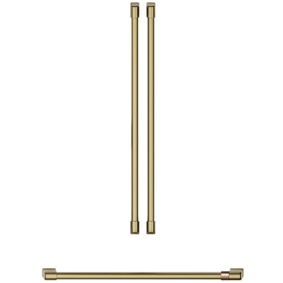 Cafe Refrigerator Handle Kit (Set of 3) - Brushed Brass | CXLB3H3PMCG
