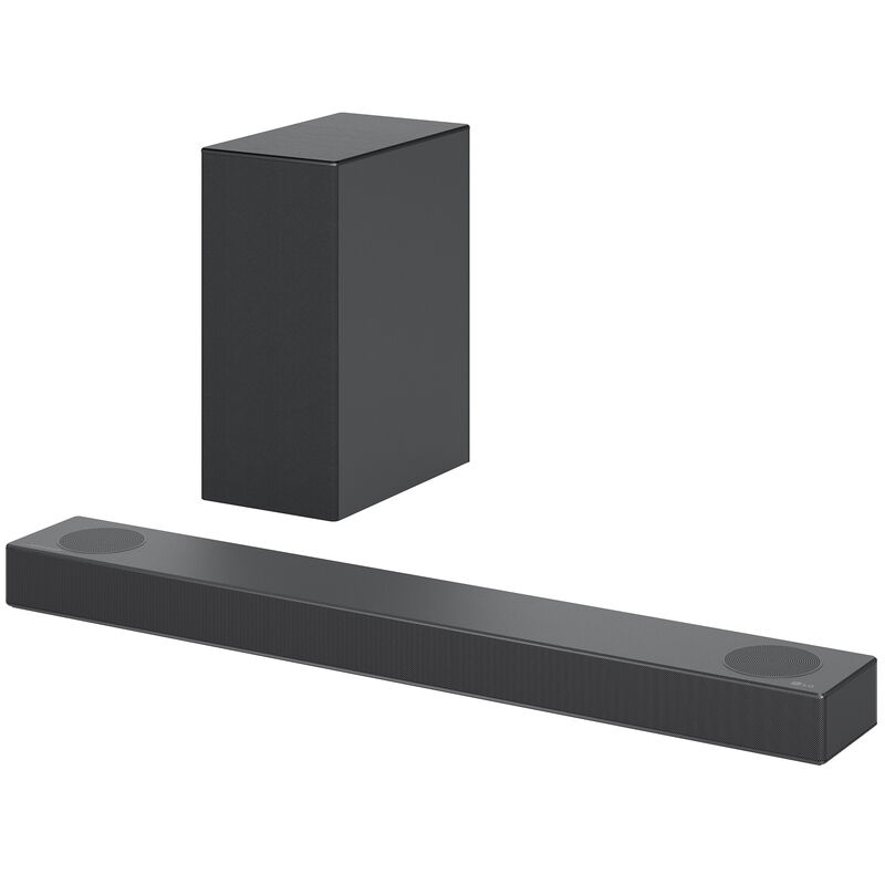 LG - 3.1ch Dolby Atmos Soundbar with Wireless Subwoofer - Black, , hires