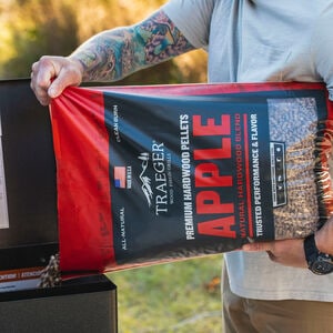 Traeger Apple Hardwood Pellets - 20 lb Bag, , hires