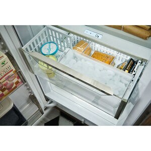 Sub-Zero Designer 30 in. 15.5 cu. ft. Built-in Smart Double-Drawers Upright Freezer with Ice-Maker & Adjustable Shelves - Custom Panel Ready, , hires