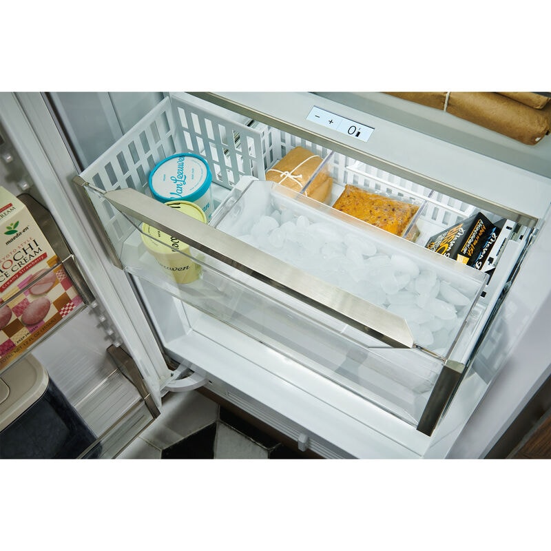 Sub-Zero Designer 30 in. 15.5 cu. ft. Built-in Smart Double-Drawers Upright Freezer with Ice-Maker & Adjustable Shelves - Custom Panel Ready, , hires