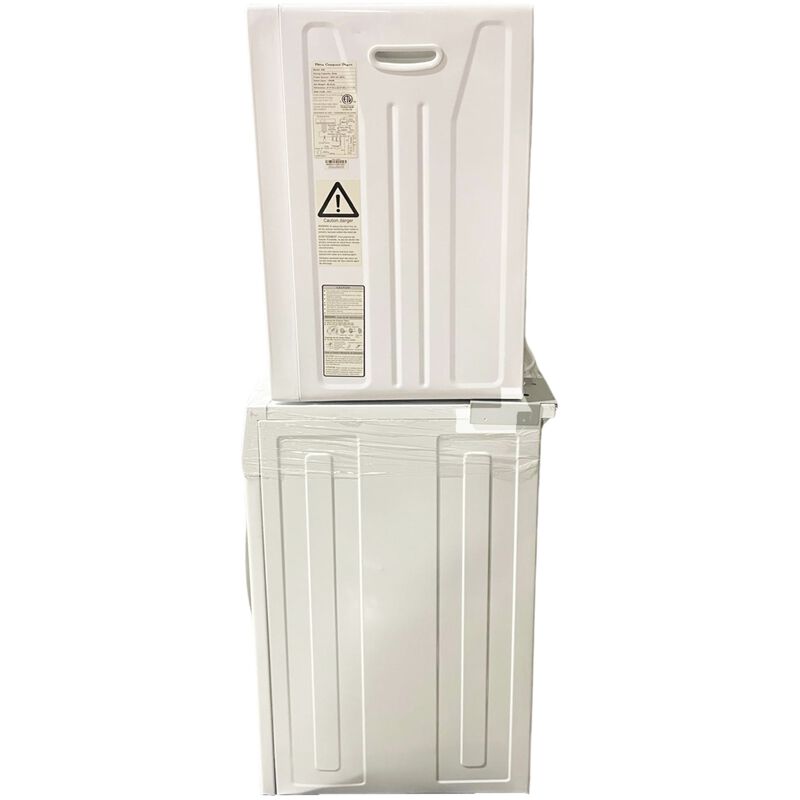 Equator Compact 24 in. 1.57 cu. ft. Electric Front Load Laundry Center with Sensor Dry, Pet & Sanitize Cycle - White, , hires