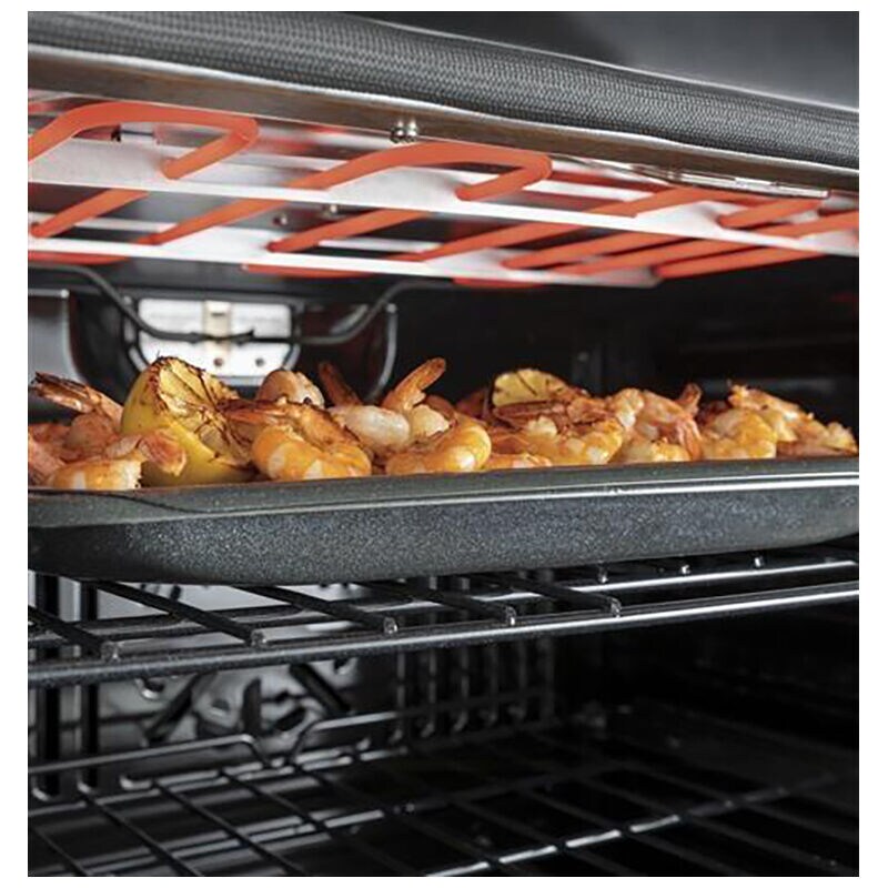 GE 30 in. 5 cu. ft. Smart Electric Single Wall Oven - White, White, hires