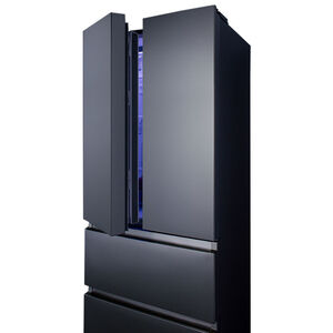 Summit 28 in. 14.8 cu. ft. Counter Depth 4-Door French Door Refrigerator - Stainless Steel, , hires