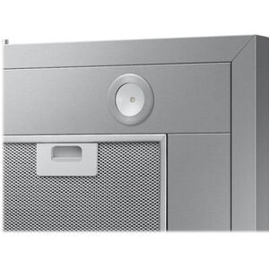 Samsung 30 in. Convertible Chimney Style Range Hood with 390 CFM, 3 Fan Speeds & 2 LED Lights - Stainless Steel, Stainless Steel, hires