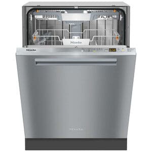 Miele 24 in. Top Control Dishwasher with 42 dBa Sound Level, 3rd-Rack & Pocket - Stainless Steel, , hires