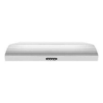 Whirlpool 36 in. Standard Style Range Hood with 3 Speed Settings, Convertible Venting & 2 Halogen Lights - Stainless Steel | UXT5236BDS
