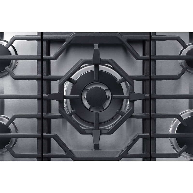 Dacor Transitional 30 in. 5-Burner Smart Natural Gas Cooktop with Griddle, Simmer Burner & Power Burner - Silver Stainless, , hires