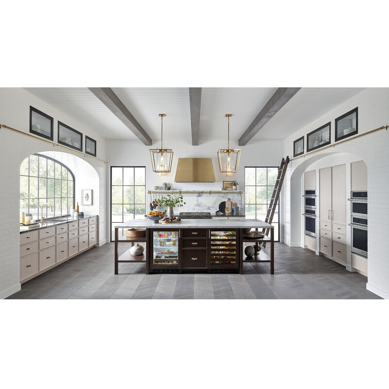 Monogram Statement Series 30 in. 5 cu. ft. Smart Speed Electric Single Wall Oven with True European Convection - Stainless Steel, , hires