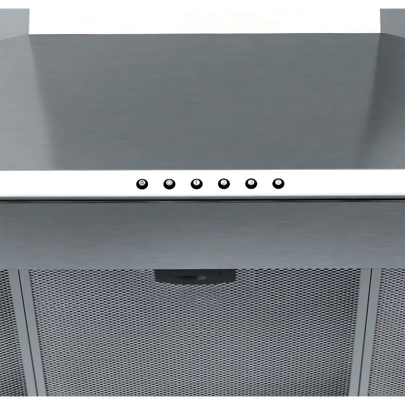 XO 42 in. Chimney Style Range Hood with 3 Speed Settings, 600 CFM, Convertible Venting & 2 LED Lights - Stainless Steel, , hires