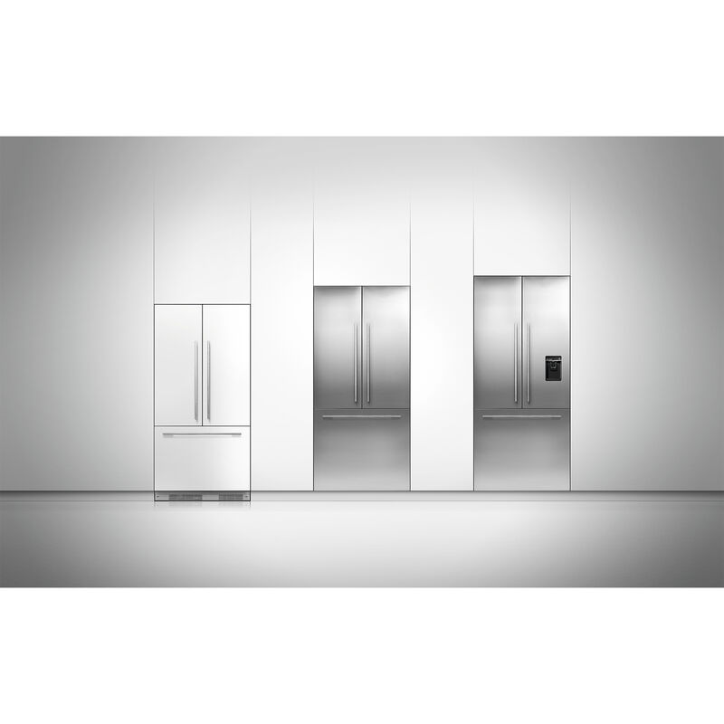 Fisher & Paykel Series 7 36 in. 16.8 cu. ft. Built-In Smart Counter Depth French Door Refrigerator with Ice Maker - Custom Panel Ready, , hires
