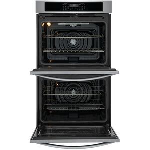 Frigidaire 30 in. 10.6 cu. ft. Top Control Electric Double Wall Oven With Standard Convection - Stainless Steel, Stainless Steel, hires