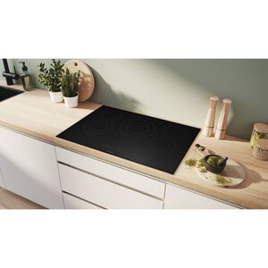 Bosch 800 Series 30 in. 5-Burner Electric Cooktop with Power Burner - Black, , hires