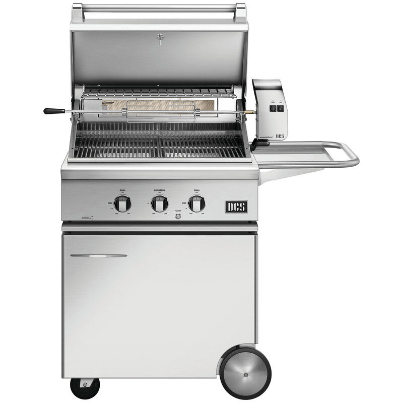 DCS Series 7 30 in. 2-Burner Built-In Natural Gas Grill with Rotisserie - Stainless Steel, , hires