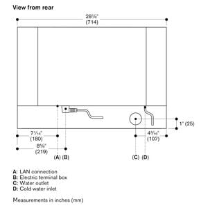 Gaggenau 400 Series 30 in. 2.1 cu. ft. Smart Steam Electric Single Wall Oven with Standard Convection - Stainless Steel, , hires