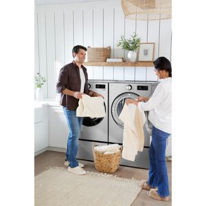 LG 27 in. 7.4 cu. ft. Smart Stackable Gas Dryer with AI Sensor Dry, TurboSteam, Sanitize & Steam Cycle - Graphite Steel, , hires