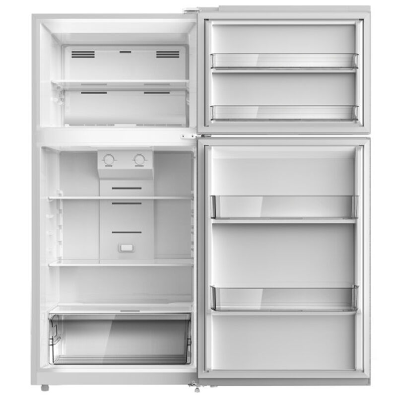 Avanti 28 in. 14.0 cu. ft. Counter Depth Top Freezer Refrigerator - Stainless Steel, Stainless Steel, hires