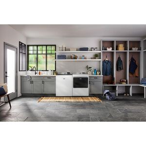 Maytag 27 in. 7.4 cu. ft. Smart Gas Dryer with Extra Power, Sensor Dry & Steam Cycle - White, White, hires