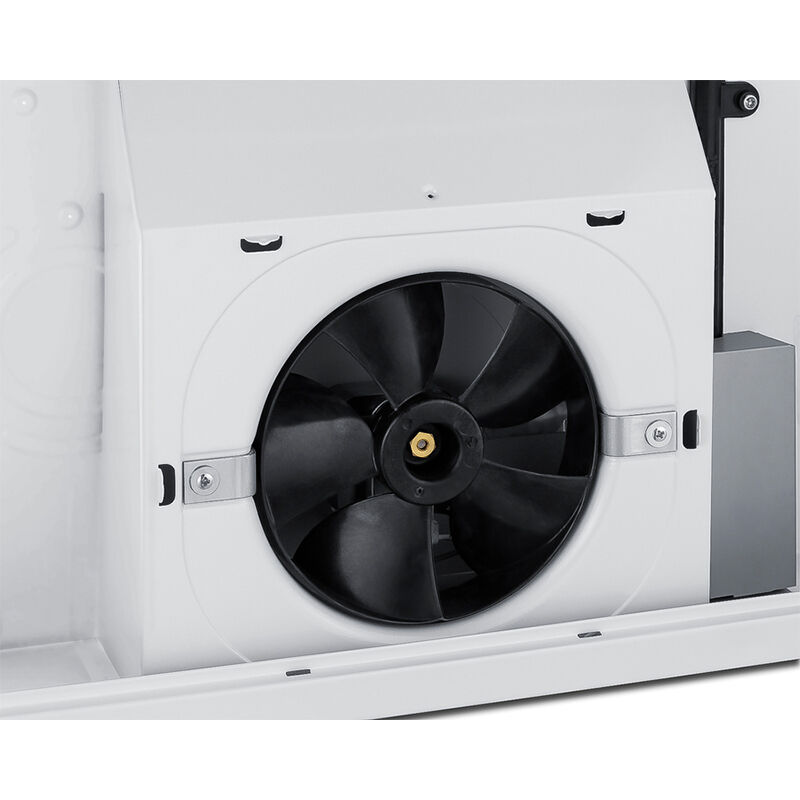 Summit 20 in. Convertible Standard Style Range Hood with 270 CFM, 2 Fan Speeds & 1 Incandescent Light - White, , hires