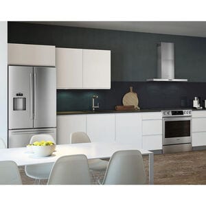 Bosch 500 Series 36 in. Convertible Chimney Style Range Hood with 600 CFM, 4 Fan Speeds & 2 Halogen Lights - Stainless Steel, , hires