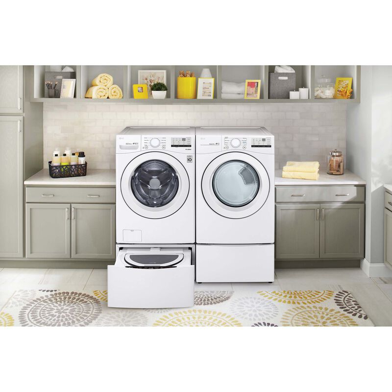 LG 27 in. 7.4 cu. ft. Stackable Electric Dryer with Sensor Dry Technology - White, , hires