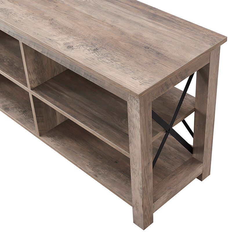 Hudson & Canal Sawyer 68" TV Stand - Gray Oak, , hires