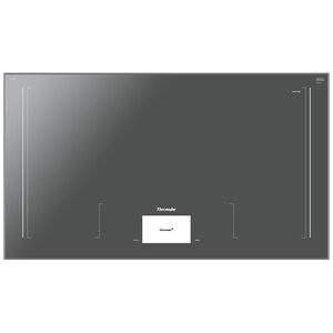Thermador Masterpiece Series 37 in. Single Burner Smart Induction Cooktop with Stainless Steel Convenience Frame & Power Burner - Dark Gray, , hires