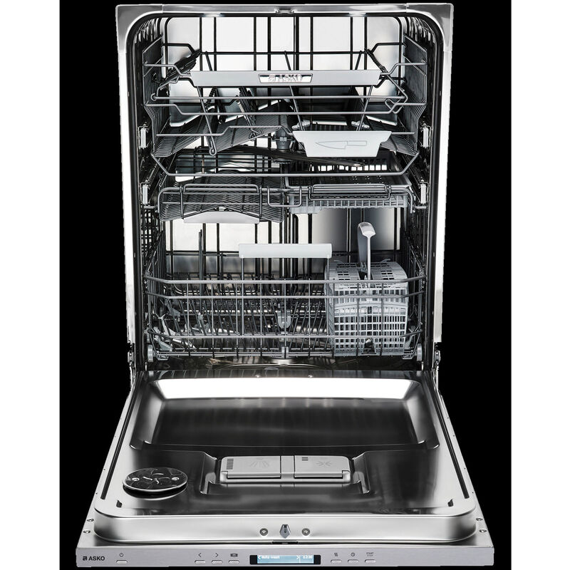Asko 50 Series 24 in. Built-In Dishwasher with Top Control, 40 dBA Sound Level, 17 Place Settings, 11 Wash Cycles & Sanitize Cycle - Stainless Steel, , hires