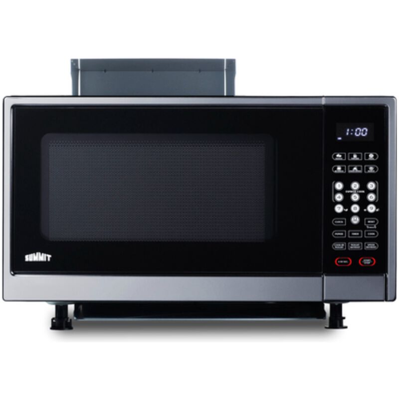 Summit 24 in. 1.2 cu. ft. 1000W Built-In Microwave - Stainless Steel (Trim Kit Included), , hires