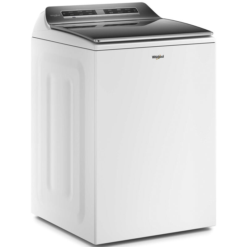 Whirlpool 27 in. 5.3 cu. ft. Smart Top Load Washer with 2-in-1 Removable Agitator & Sanitize with Oxi - White, White, hires