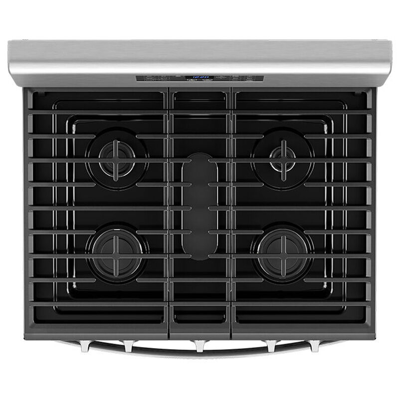 Whirlpool 30 in. 5.0 cu. ft. Air Fry Convection Oven Freestanding Gas Range with 5 Sealed Burners - Stainless Steel, , hires