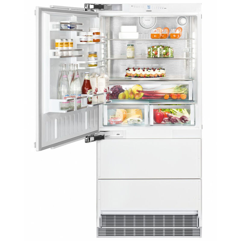 Liebherr 36 in. 19.5 cu. ft. Built-In Counter Depth Bottom Freezer Refrigerator with Ice Maker - Custom Panel Ready, , hires