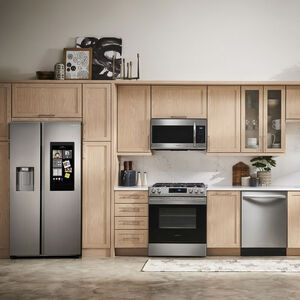 Samsung 36 in. 21.5 cu. ft. Smart Counter Depth Side by Side Refrigerator with Ice & Water Dispenser - Stainless Steel, Stainless Steel, hires