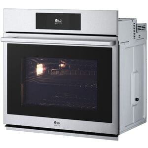 LG Studio 30 in. 4.7 cu. ft. Smart Steam Electric Single Wall Oven with True European Convection - Stainless Steel, , hires