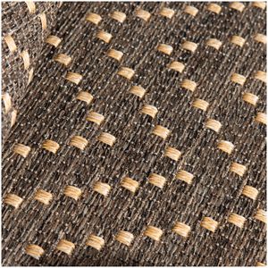 Natco Santorini Collection Outdoor Area Rug Sidra 7'10"x9'10" - Pebble/Natural, , hires