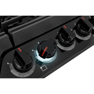Frigidaire Gallery 36 in. Gas Cooktop with 5 Sealed Burners - Black, Black, hires