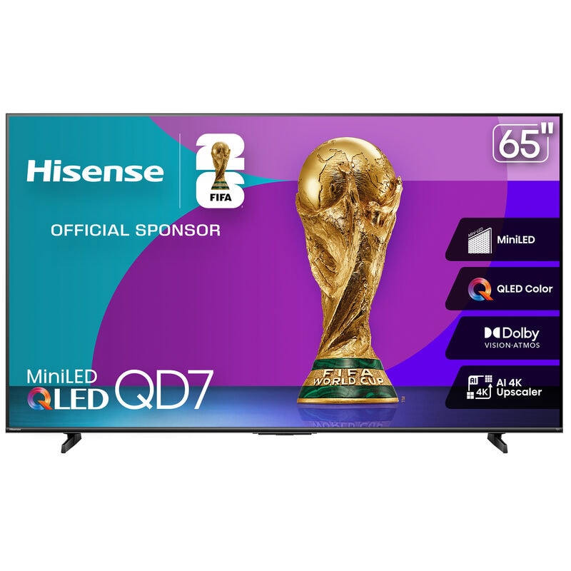 Hisense - 65" Class QD7 Series Mini LED 4K UHD Smart Fire TV, , hires