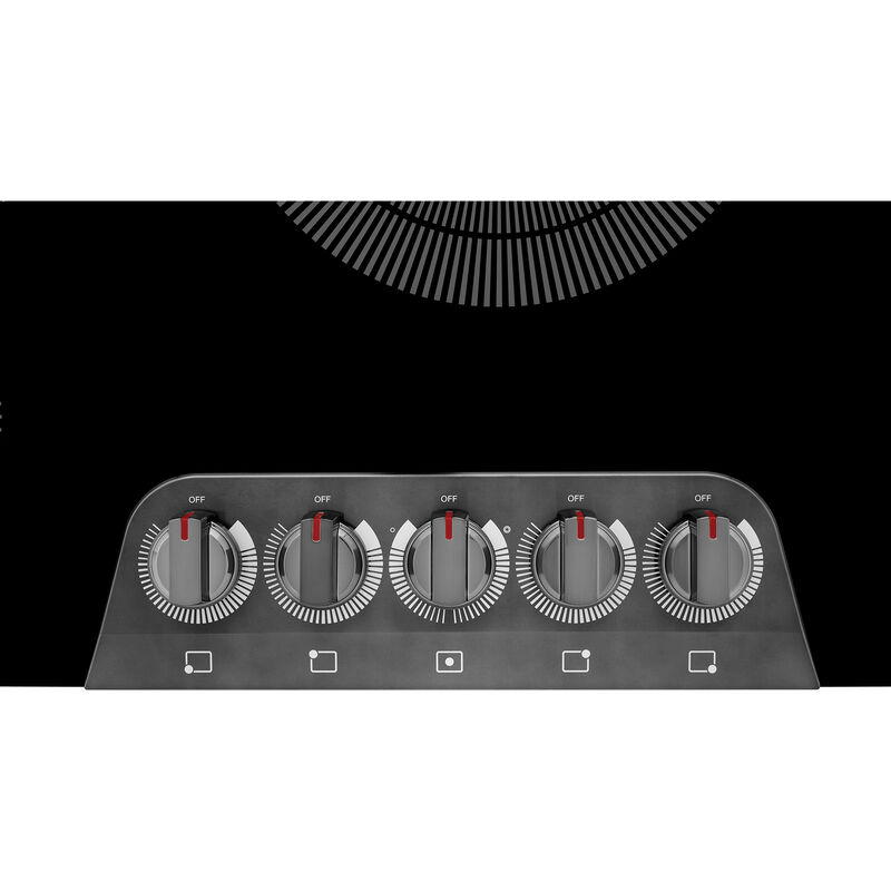 Frigidaire Gallery 36 in. 5-Burner Electric Cooktop with Simmer Burner & Power Burner - Black Stainless, , hires