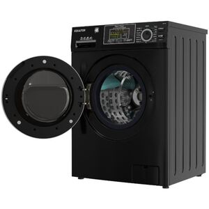 Equator Max 24 in. 2.47 cu. ft. Electric Front Load Convertible (Vented/Ventless) All-in-One Combo with Pet Cycle, Sanitize Cycle & Sensor Dry - Black, , hires