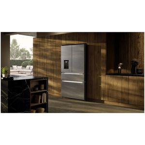 Liebherr Plus Series 36 in. 19.0 cu. ft. Smart Counter Depth 4-Door French Door Refrigerator with Ice & Water Dispenser - Stainless Steel, , hires