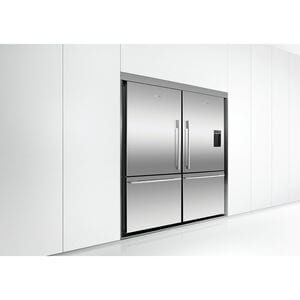 Fisher & Paykel Series 5 31 in. 17.1 cu. ft. Smart Counter Depth Bottom Freezer Refrigerator, Left Hinge - Stainless Steel, , hires