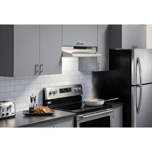 Broan F40000 Series 36 in. Standard Style Range Hood with 2 Speed Settings, 230 CFM & 1 Incandescent Light - Stainless, , hires