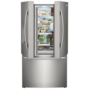 Frigidaire Gallery 36 in. 27.8 cu. ft. French Door Refrigerator with Ice & Water Dispenser - Smudge-Proof Stainless Steel, Smudge-Proof Stainless Steel, hires