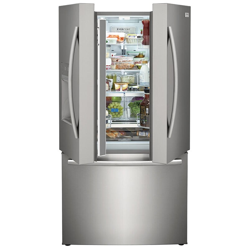 Frigidaire Gallery 36 in. 27.8 cu. ft. French Door Refrigerator with Ice & Water Dispenser - Smudge-Proof Stainless Steel, Smudge-Proof Stainless Steel, hires