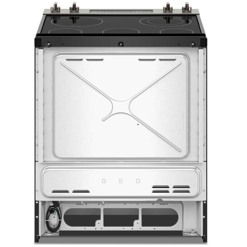 Maytag 30 in. 6.4 cu. ft. Air Fry True European Convection Slide-In Electric Range with Radiant Burners - Fingerprint Resistant Stainless, , hires